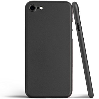 iPhone 8 Case, Thinnest Cover Premium Ultra Thin Light Slim Minimal Anti-Scratch Protective - For Apple iPhone 8 | totallee The Scarf (Matte Black)