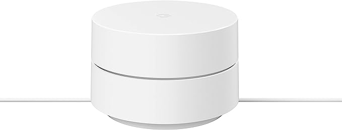 Google WiFi AC1200 Wireless Dual-Band Gigabit Mesh Wi-Fi Router (Snow, 1-Pack)