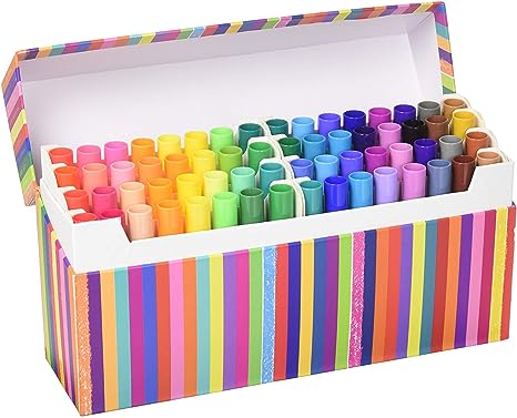 Crayola Pip-Squeaks Kids' Marker Collection, Washable Mini Markers, 64 Count (Amazon Exclusive) (Limited Edition)