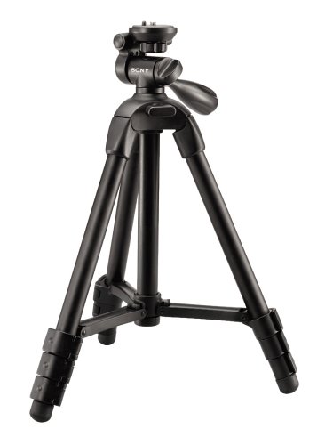 Sony VCT-R100 Lightweight Compact Tripod with 3-Way Pan/Tilt Head