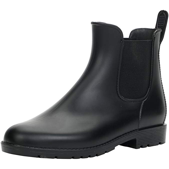 babaka Women Rain Boots Waterproof Ankle Garden Shoes Anti-Slip Chelsea Booties