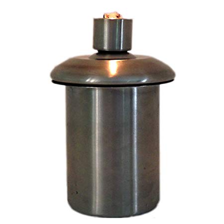 Table Top Tiki Torch or Firepot Stainless Steel Refillable Insert Canister