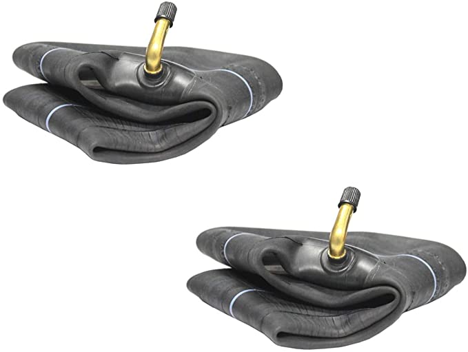 LOT of 2 (Two) Deli Brand 6" Tire Inner Tube TR87 Bent Metal Valve fits Sizes 4.10/3.50-6