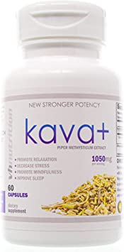 Kava  | Kava Kava Capsules | 1050mg 30 Day Supply | VH Nutrition Piper Methysticum   Kavalactones