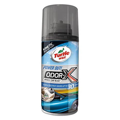 Turtle Wax Odor-X Whole Car Blast Air Freshener & Odour Remover Car Smoke Bomb Lasts Up to 30 Days (New Car 150ml)