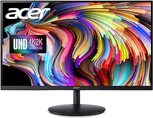 Acer SH322QK bmiphux 31.5" UHD 3840 x 2160 Professional Monitor | Adaptive-Sync (FreeSync Compatible) | HDR 10 | ZeroFrame| Height Adjustable Stand with Tilt (USB Type-C, Display Port 1.2 & HDMI 2.0)