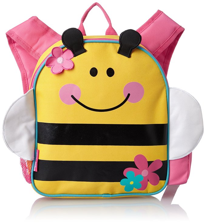 Stephen Joseph Little Girls' Mini Sidekick Backpack, Bee, One Size