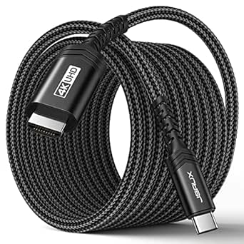 JSAUX USB C to HDMI Cable 10ft | 4K@60Hz | USB 3.1 Type C to HDMI 2.0 Cord for Home Office, (Thunderbolt 3/4 Compatible) with iPhone 15 Pro Max, MacBook Pro/Air, Galaxy S8 to S23, iPad Pro, iMac-Black