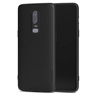 X-level One Plus 6 Case, Mobile Phone Case Soft TPU Matte Finish Slim Fit Ultra Thin Light Protective Cell Phone Back Cover for One Plus 6 (Black)