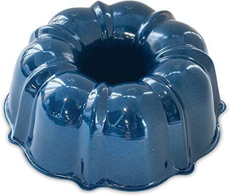 Nordic Ware 51323AMZ Formed Bundt Pan, 6-Cup, Navy