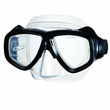 IST Prescription Mask- Optical Corrective Scuba Diving Snorkeling Mask - Rx Prescription- Bk, Yellow, Blue, Bk Silicon