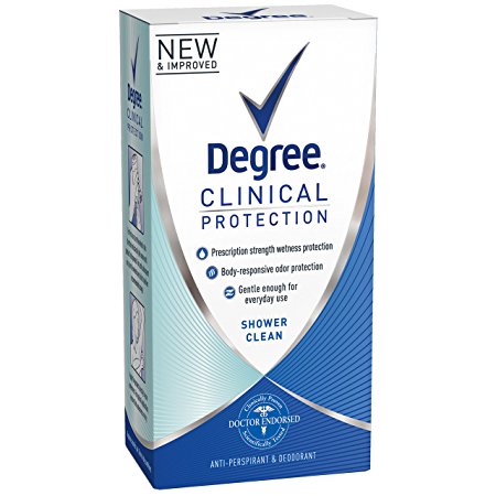 Degree Clinical Protection Anti-Perspirant & Deodorant, Shower Clean 1.7 oz