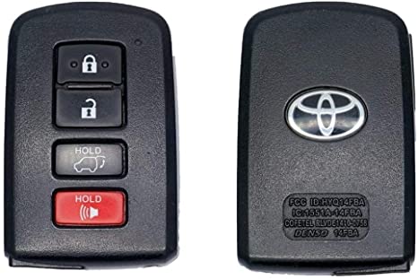 Genuine Toyota Highlander Smart Key 89904-0E121. OEM Keyless Entry Remote Transmitter. 2014-2018 Highlander. 2014-2018 Highlander Hybrid.