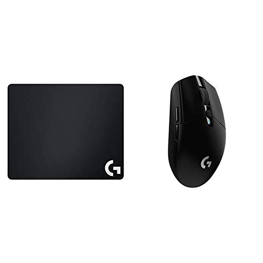 Logitech G305 Wireless Gaming Mouse with Hero Sensor - EU Package with G240 Cloth Gaming Mouse Pad