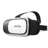HooToo 3D VR Virtual Reality Glasses Focal and Pupil Distance Adjustable Headset for iPhone Samsung Moto LG Nexus HTC BlackWhite