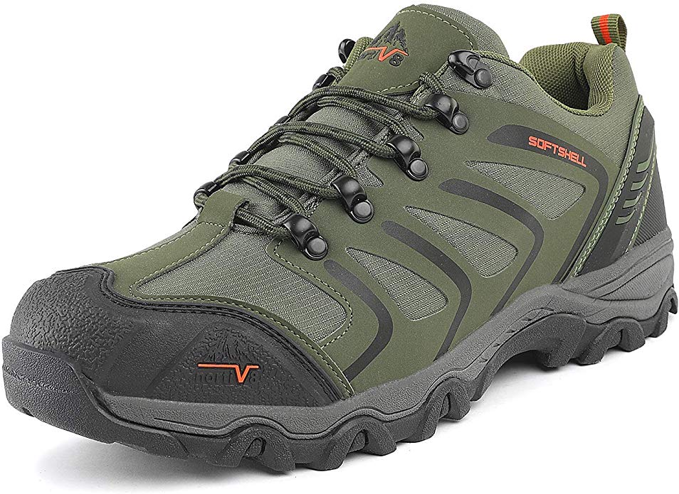 NORTIV 8 Men's Low Top Waterproof Hiking Boots Outdoor Lightweight Shoes Backpacking Trekking Trails