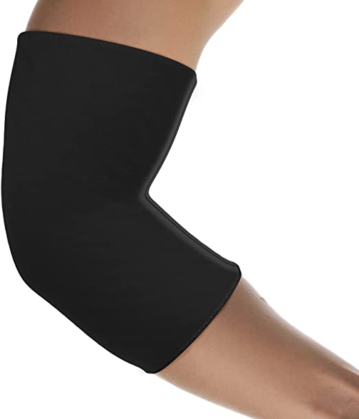 bonmedico Maniko Elbow Ice Pack Brace - Cool and Heat Elbow Brace for Men & Women, Elbow Sleeve Ice Packs for Muscle Pain Relief, Black