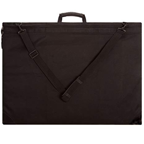 SoHo Soft & Durable Nylon Artist Art Portfolio Tote Carries Drawings Sketch Pads Books Canvas Frames Sizes Up To 23x31"