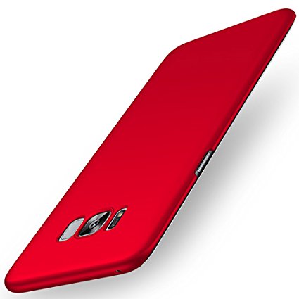 Anccer Galaxy S8 Case [Colorful Series] [Ultra-Thin] [Anti-Drop] Premium Material Slim Full Protection Cover For Samsung Galaxy S8 5.8Inch (Smooth Red)