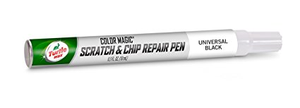 Turtle Wax 50758 Color Magic Scratch and Chip Repair Pen, Universal Black