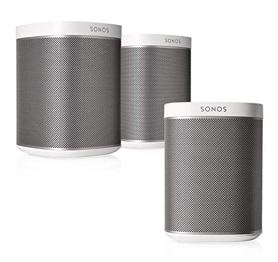 Sonos Play:1 Multi-Room Digital Music System Bundle (3 - Play:1 Speakers) - White