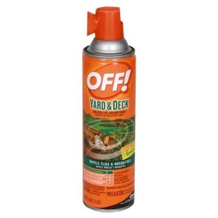 Off Yard & Deck Spray, Area Repellent / Outdoor Fogger, 16 Oz (Pack of 4)