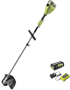 RYOBI 36 V LithiumPlus Brushless Kantenschneider – 1 Akku 4,0 Ah – 1 Ladegerät – RY36ELTX33A-140