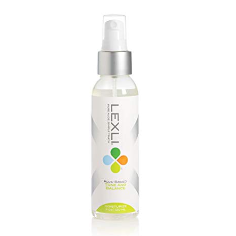 Lexli Face Toner For All Skin Types | Facial Skin Toner In An Easy-to-use Spray Bottle | Contains Organic, Pharmaceutical-grade Aloe That Calms, Balances And Refreshes | 4 Oz