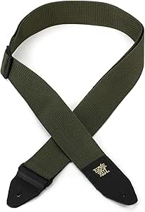 Ernie Ball Polypro Guitar Strap, Olive (P04048)