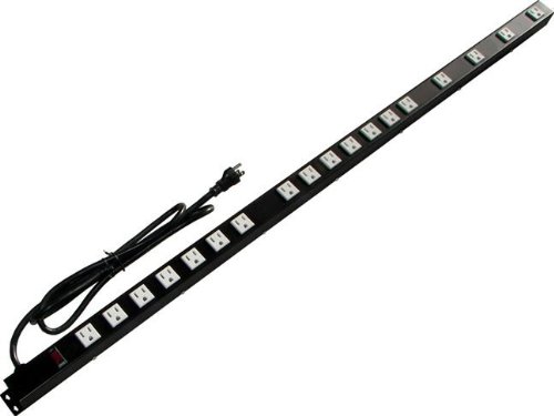 48" 18 Outlet Metal Power Strip