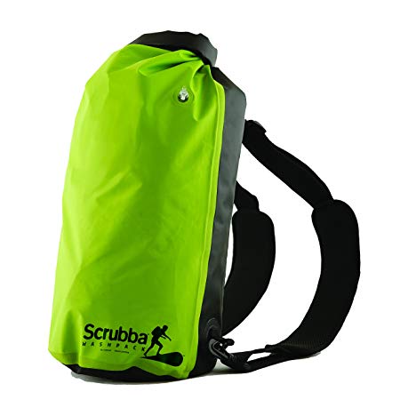Scrubba Wash Pack - Weatherproof backpack that doubles as a portable washing machine