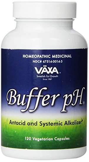 VAXA Homeopathic Medicinal Systemic Alkalizer for Buffering an Acid pH System, Buffer-pH, Capsules , 120 capsules