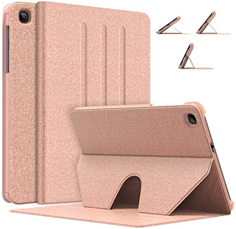 MoKo Tablet Case Compatible with Galaxy Tab A 8.4 2020, Ultra-Slim Lightweight Cover Shell Case with Magnetic Stand Fit Samsung Galaxy Tab A 8.4 2020 Model SM-T307 Verizon/T-Mobile/Sprint - Rose Gold