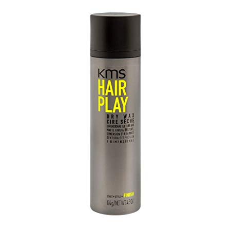 KMS HAIRPLAY Dry Wax Dimensional Texture & Matte Finish, Definition, Flexibility, Lightweight, 4.3 oz