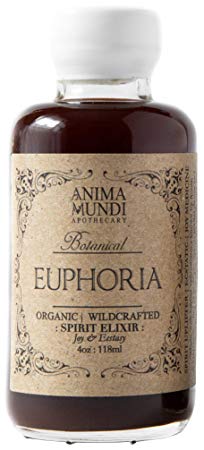 Anima Mundi Euphoria Organic Spirit Elixir - Love Potion with Damiana, Muira Puama & Catuaba (4oz / 118ml)