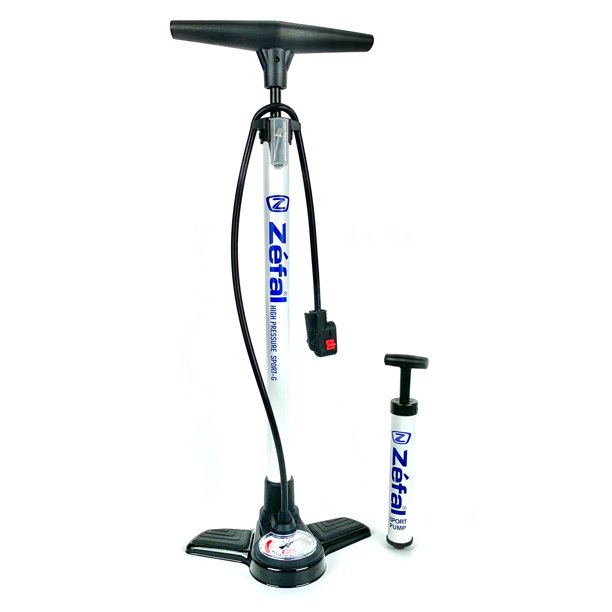 Zefal High Pressure Bike Pump and Sports Ball Pump (Adapter Needles Included)