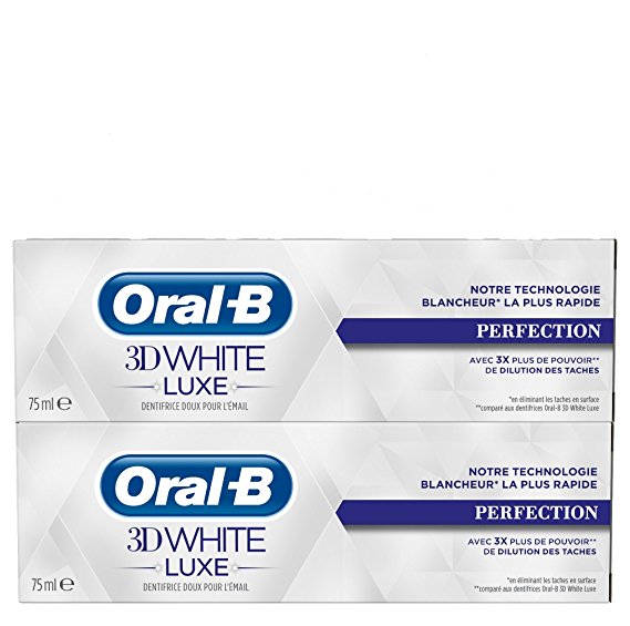 Oral-B 3D White Luxe Perfection 2 x 75ml