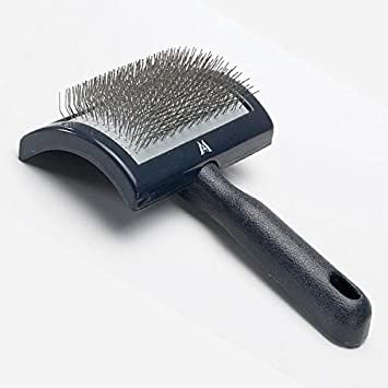 Millers Forge Slicker Brushes for Dog Grooming Professionals Curved Plastic Tool - Choose Size