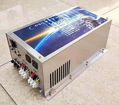 DC 24V 5000W LF Pure Sine Wave Power Inverter DC 24V to AC 110V 60Hz, with BTY Charger Function