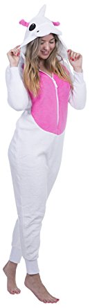 Totally Pink Women's Plush Warm and Cozy Character Adult Onesie / Pajamas / Onesie