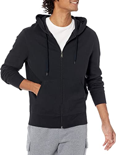 Amazon Essentials Mens Lightweight French Terry Full-Zip Hooded Sweatshirt