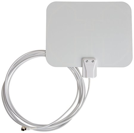 AmazonBasics Ultra-Thin Indoor HDTV Antenna - 25 Mile Range