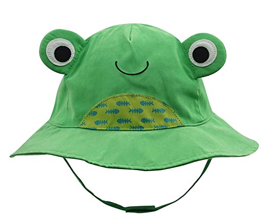 Connectyle Baby Toddler Kids Cute Wide Brim Sun Hat Cartoon Sun Protection Hat
