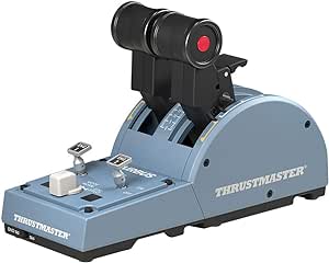 Thrustmaster TCA Quadrant Airbus Edition - Quadrant d'accélérateur réaliste pour PC avec commandes Airbus Replica