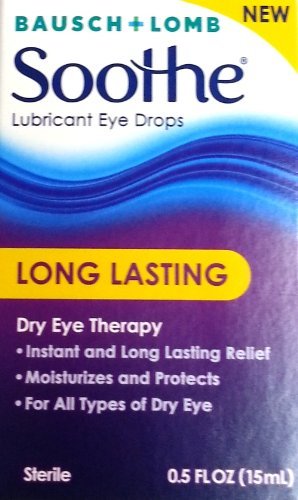 Bausch   Lomb Soothe Long Lasting Lubricant Eye Drops 0.5 oz