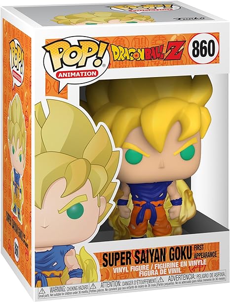 FUNKO POP! ANIME: Dragon Ball Z - SS Goku (First Appearance)