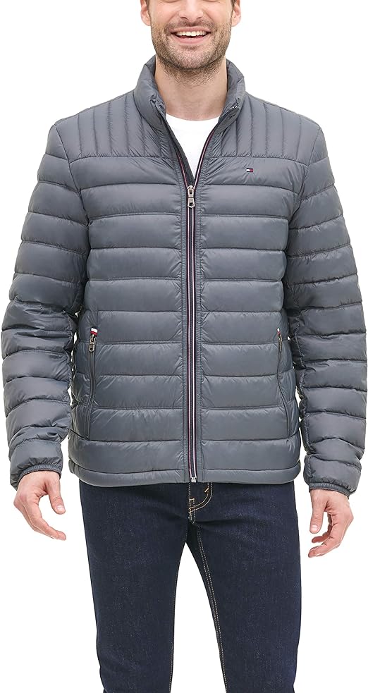 Tommy Hilfiger mens Real Down Insulated Packable Puffer Jacket