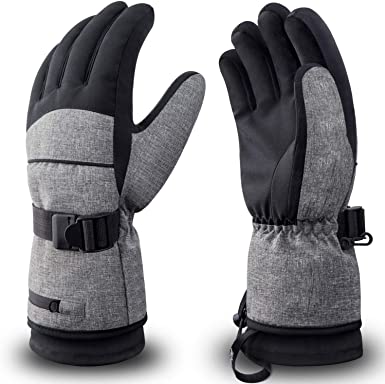 RIVMOUNT Winter Ski Gloves for Men Women,3M Thinsulate Keep Warm Waterproof Gloves for Cold Weather Outside RSG601