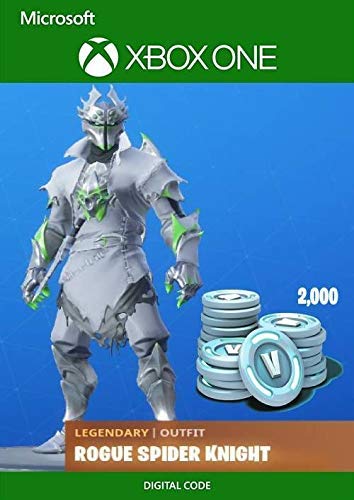 Fortnite Legendary Rogue Spider Knight Outfit   2000 V-Bucks - Xbox One Key Card