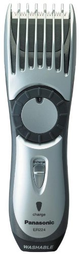 Panasonic ER224S All-in-One Cordless Hair and Beard Trimmer (Silver)